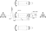 TV-IE-20  Tool Scope Type IE - with 20x objective for C-mount for TV cameras
