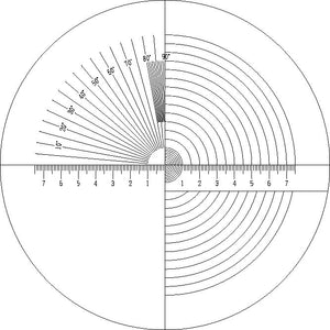 Reticle TS-P-(1) Standard (for Tool Scope Body)