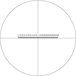 Reticle TS-P-(8) Crossed Micrometer 3 (for Tool Scope Body)